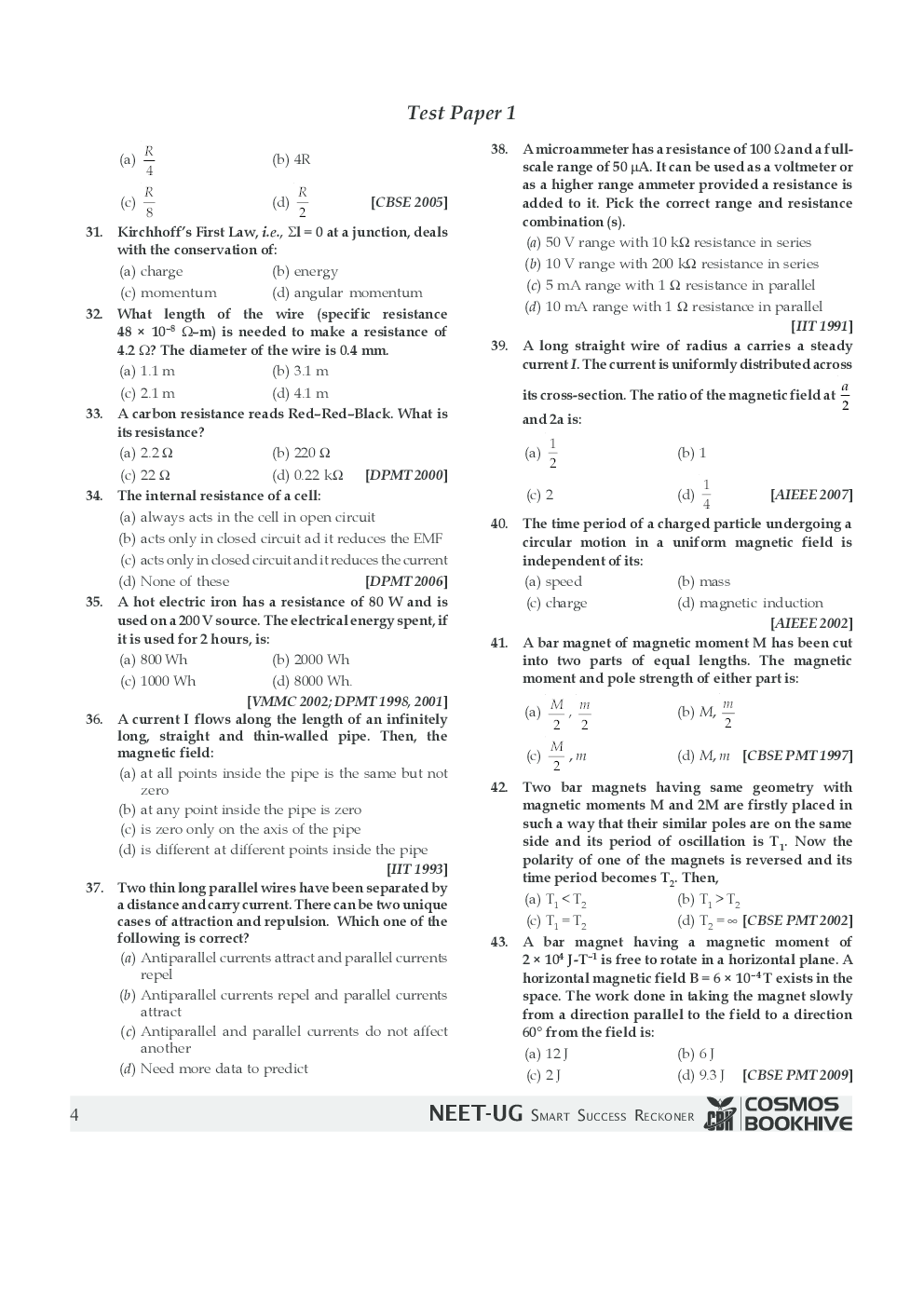 CBSE NEET Smart Success Reckoner - Page 5