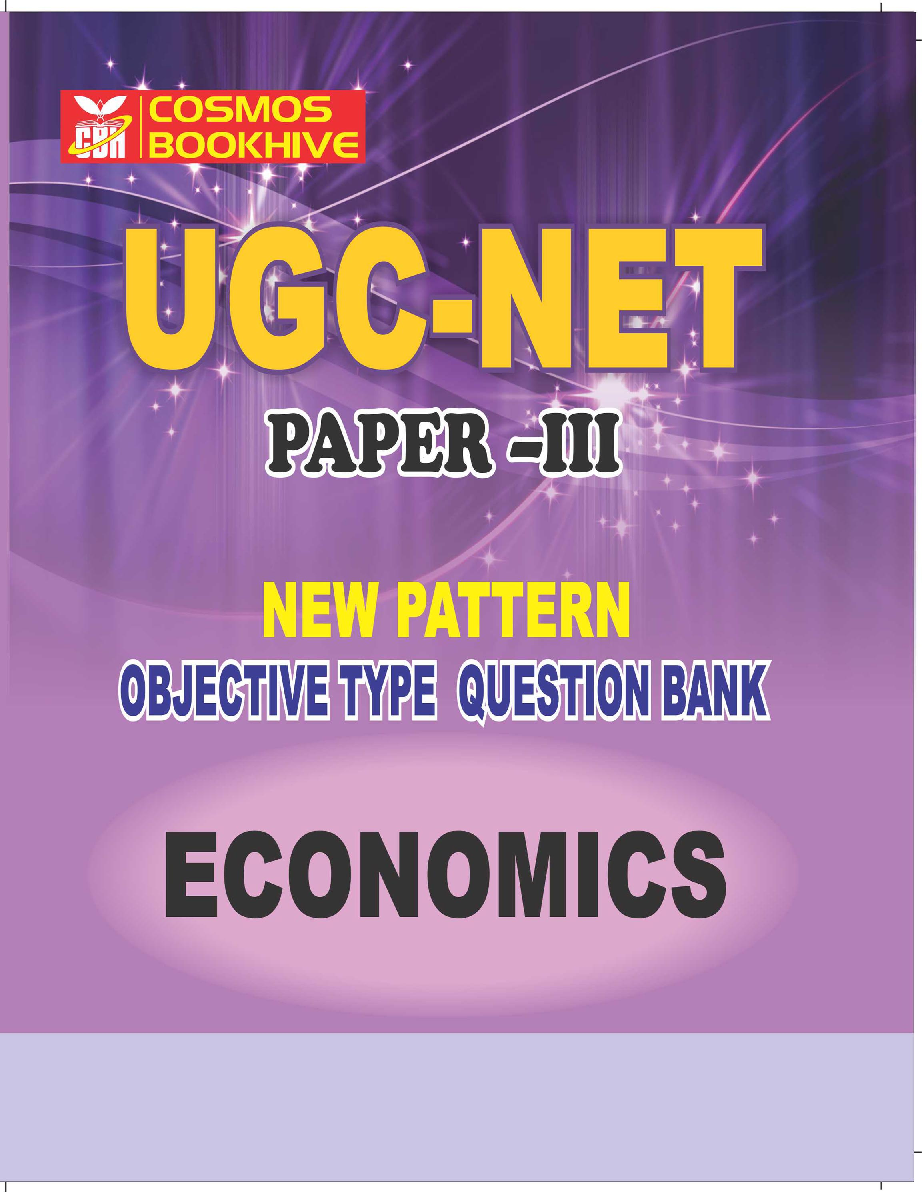 UGC-NET Paper-III Objective Type Question Bank Economics (New Pattern) - Page 1