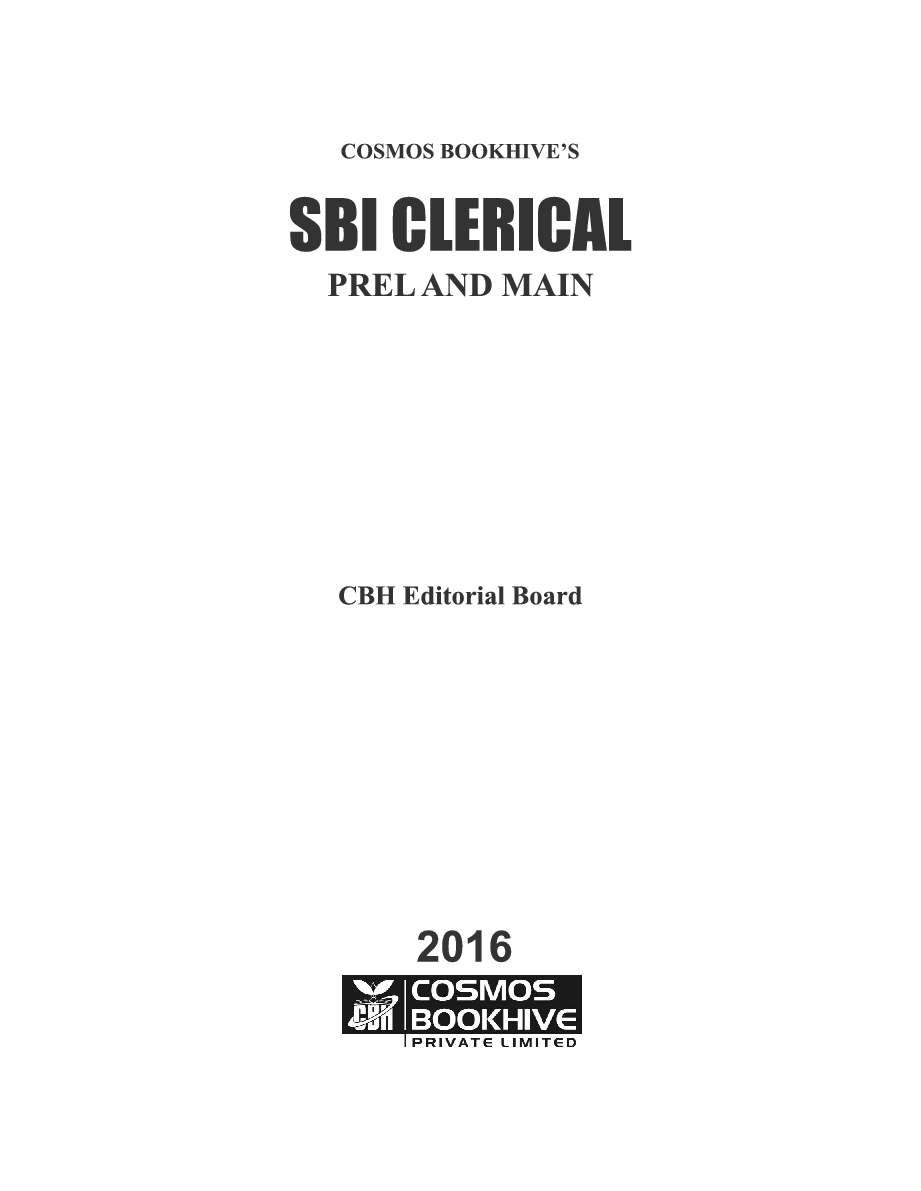 SBI Clerical Preliminary And Main Exam - Page 2