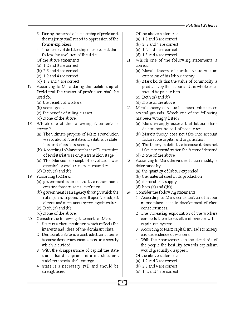 UGC-NET Paper-III Objective Type Question Bank Political Science (New Pattern) - Page 4