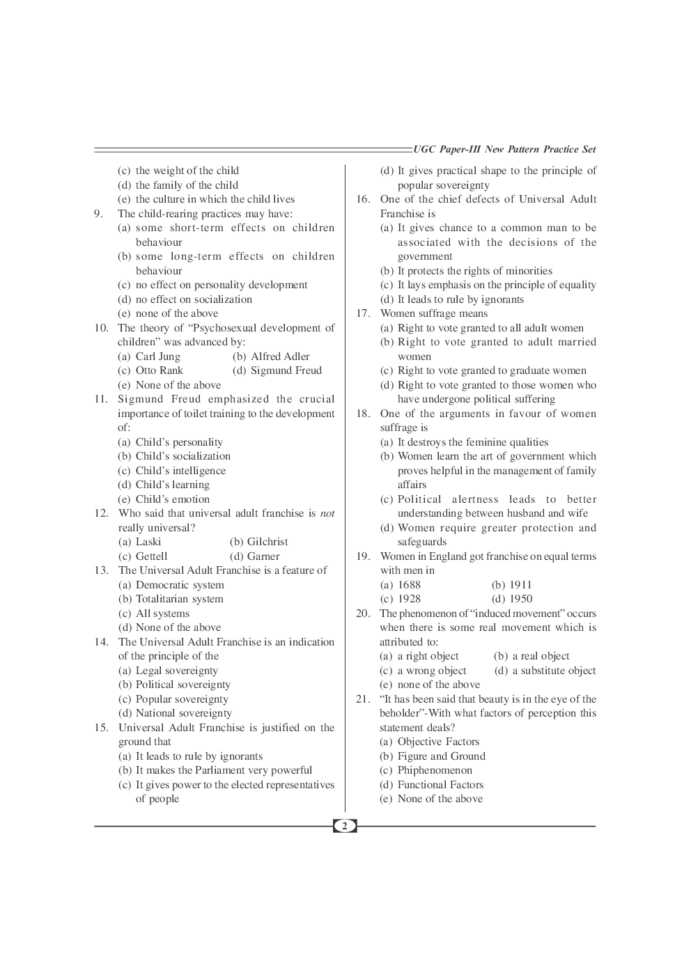 UGC-NET Paper-III Objective Type Question Bank Communication And Journalism (New Pattern) - Page 3