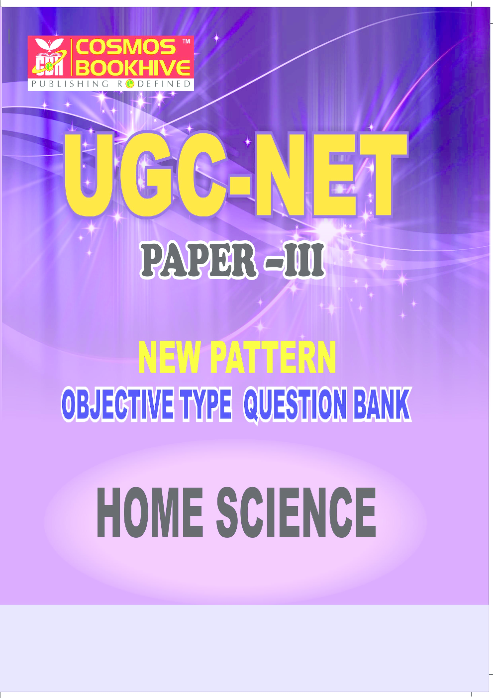 UGC-NET Paper-III Objective Type Question Bank Home Science (New Pattern) - Page 1