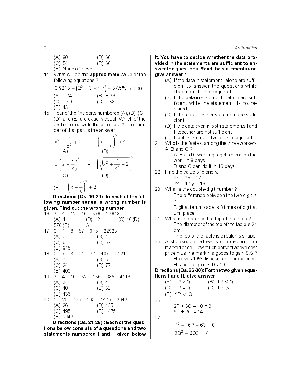 Arithmetic Questions Bank With Detailed Solution For SSC And Railway Exam - Page 3