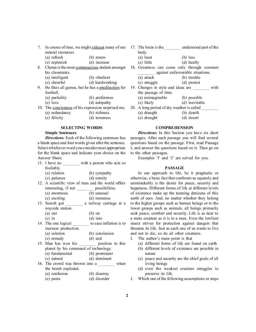 CDS Exam Model Papers With Detailed Solution - Page 3