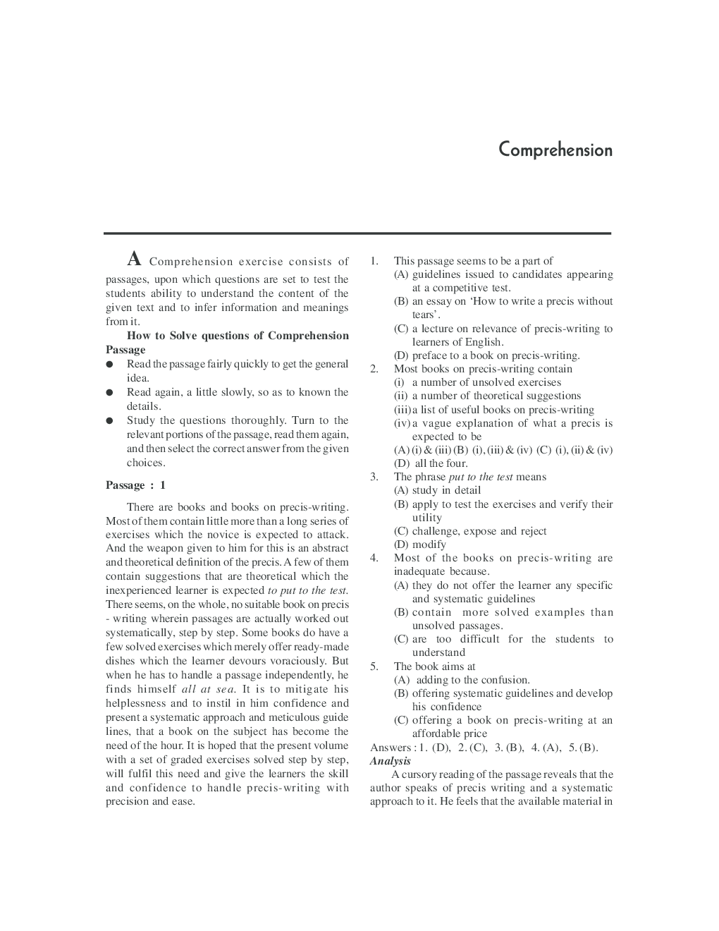 English Language For Hotel Management, BBA, NIFT And Other Various Competitive Exam - Page 4