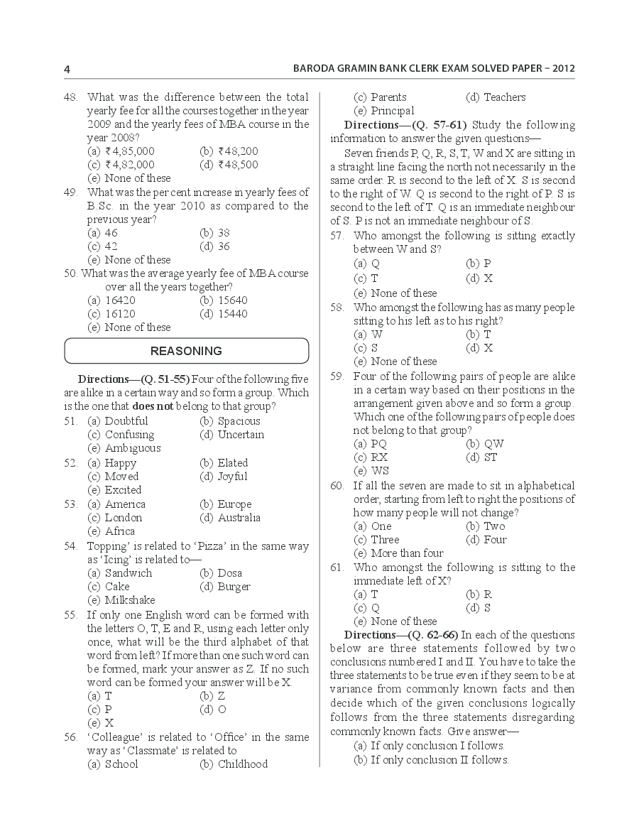 Grameen Bank Exams - Page 5