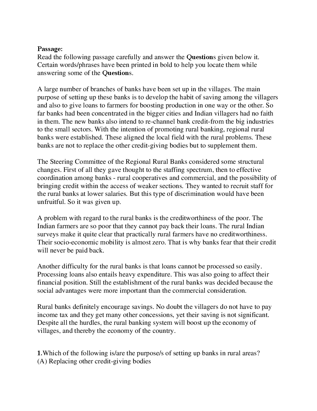 IBPS Clerical Preliminary Mock Test Papers With Detailed Solution - Page 2