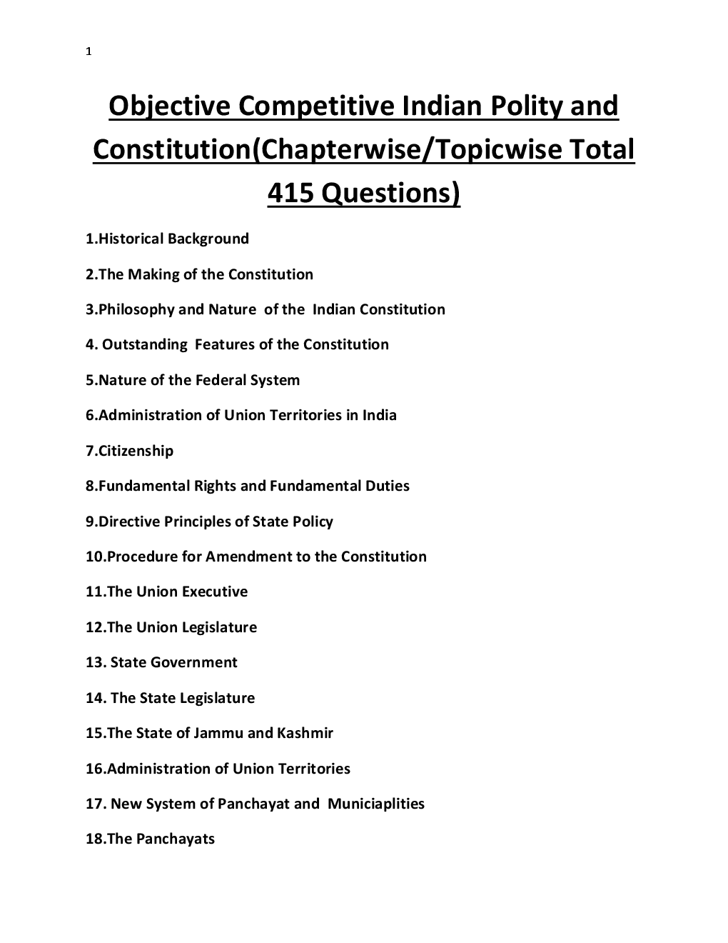 Indian Polity For UPSC Civil Services And State Services - Page 2