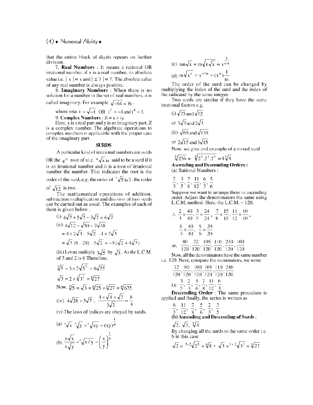 Numerical Ability For Hotel Management, BBA, NIFT And Other Various Competitive Exams - Page 5