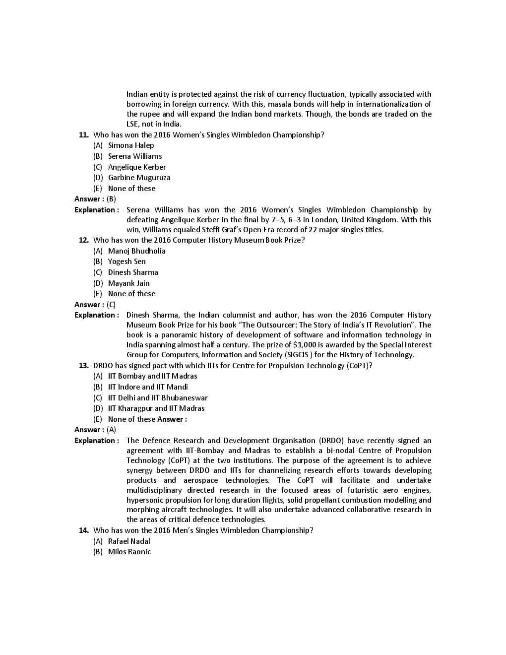 RBI Grade Exam Phase-I Mock Test Papers With Detailed Solution - Page 5