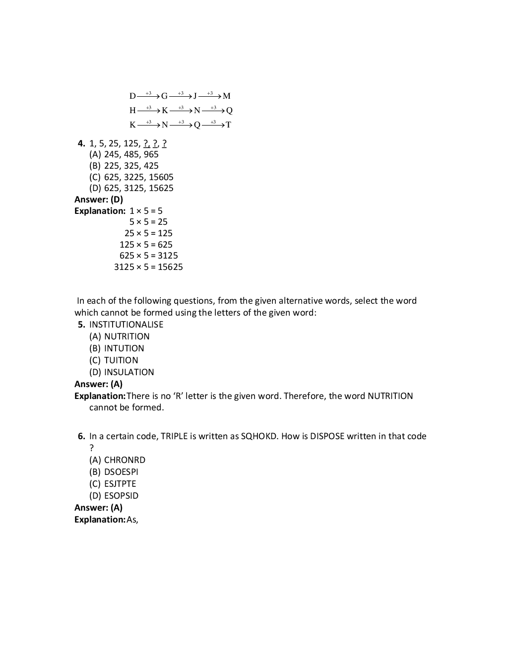 SSC-CHSL Mock Test Papers With Solution (English) - Page 3