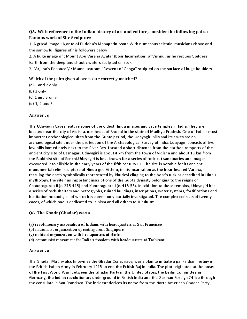 General Studies Preliminary UPSC Previous Papers With Detailed Solutions - Page 4