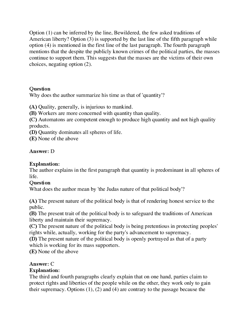 IBPS PO Mains 5 Mock Test Series - Page 4