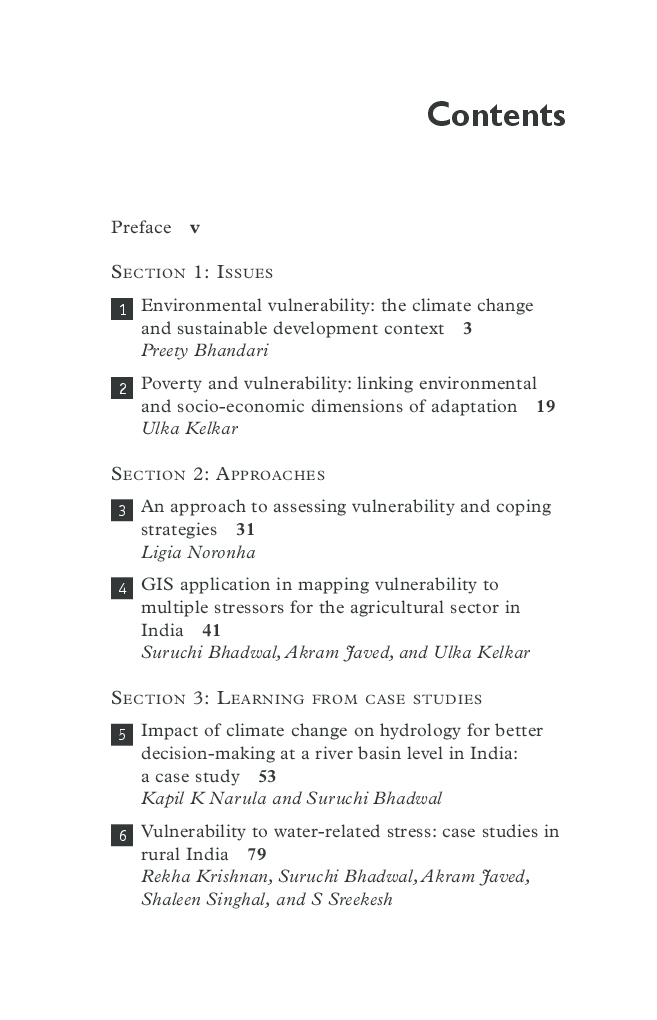 Environmental Threats, Vulnerability And Adaptation : Case Studies From India - Page 4