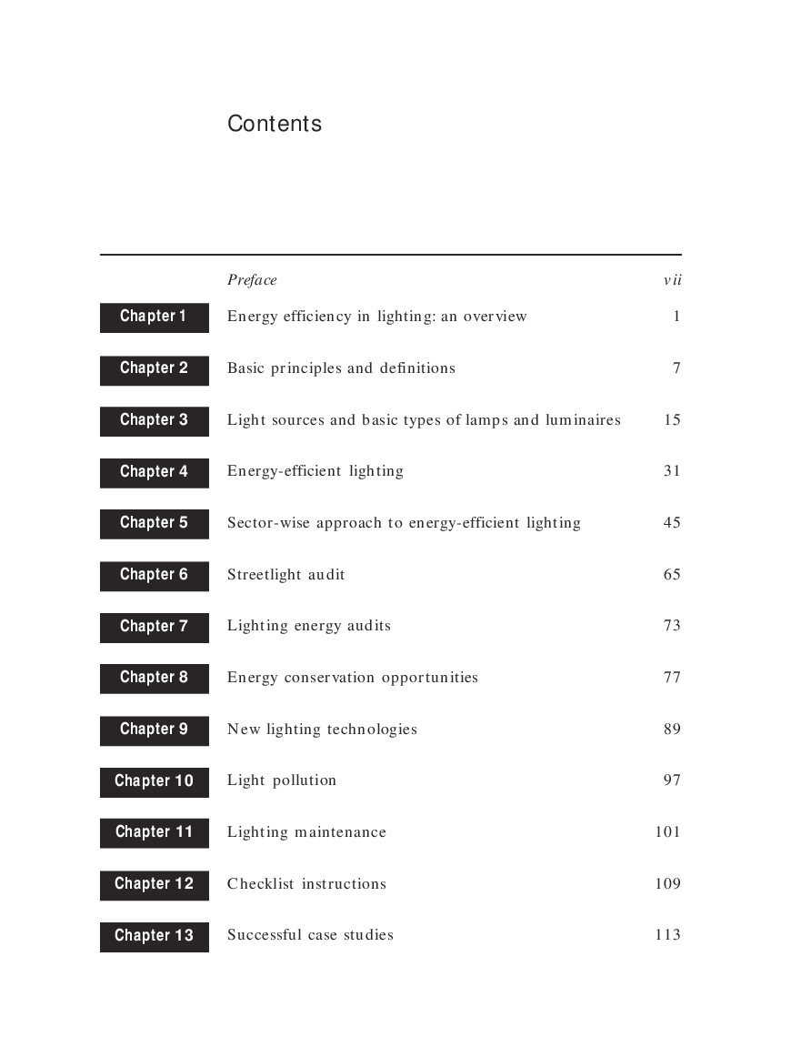 Light Right : A Practising Engineer's Manual On Energy-Efficient lighting : Prospects And Constraints - Page 5