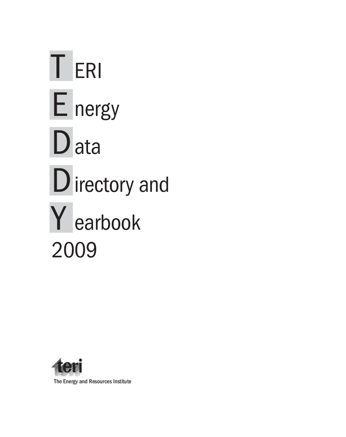TERI Energy Data Directory (TEDDY) 2009 - Page 4