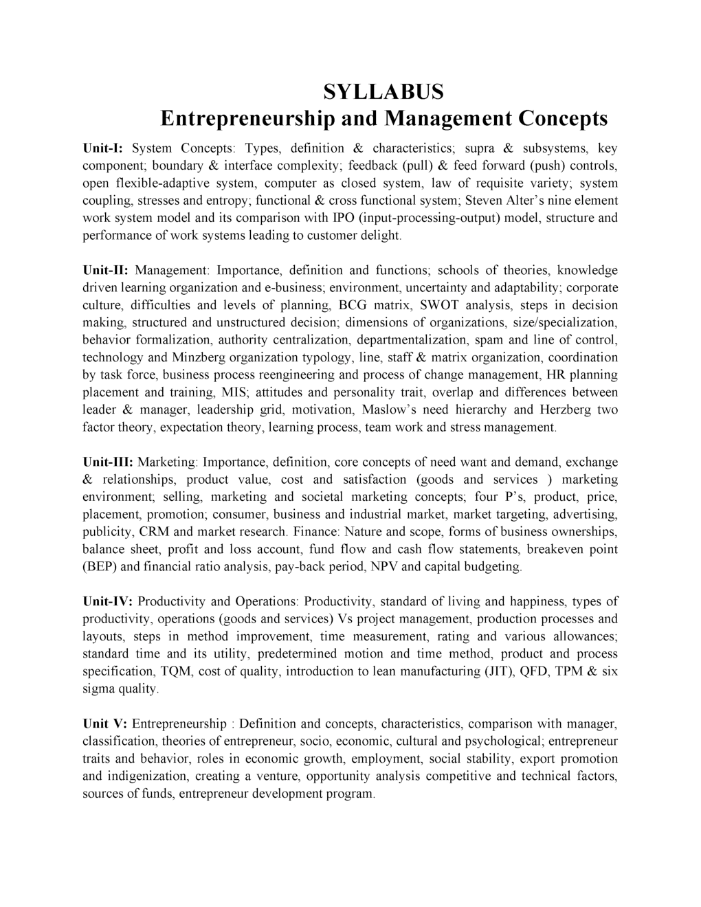 VTU BE Mechanical Engineering 5th Sem Entrepreneurship & Management Concepts - Page 2
