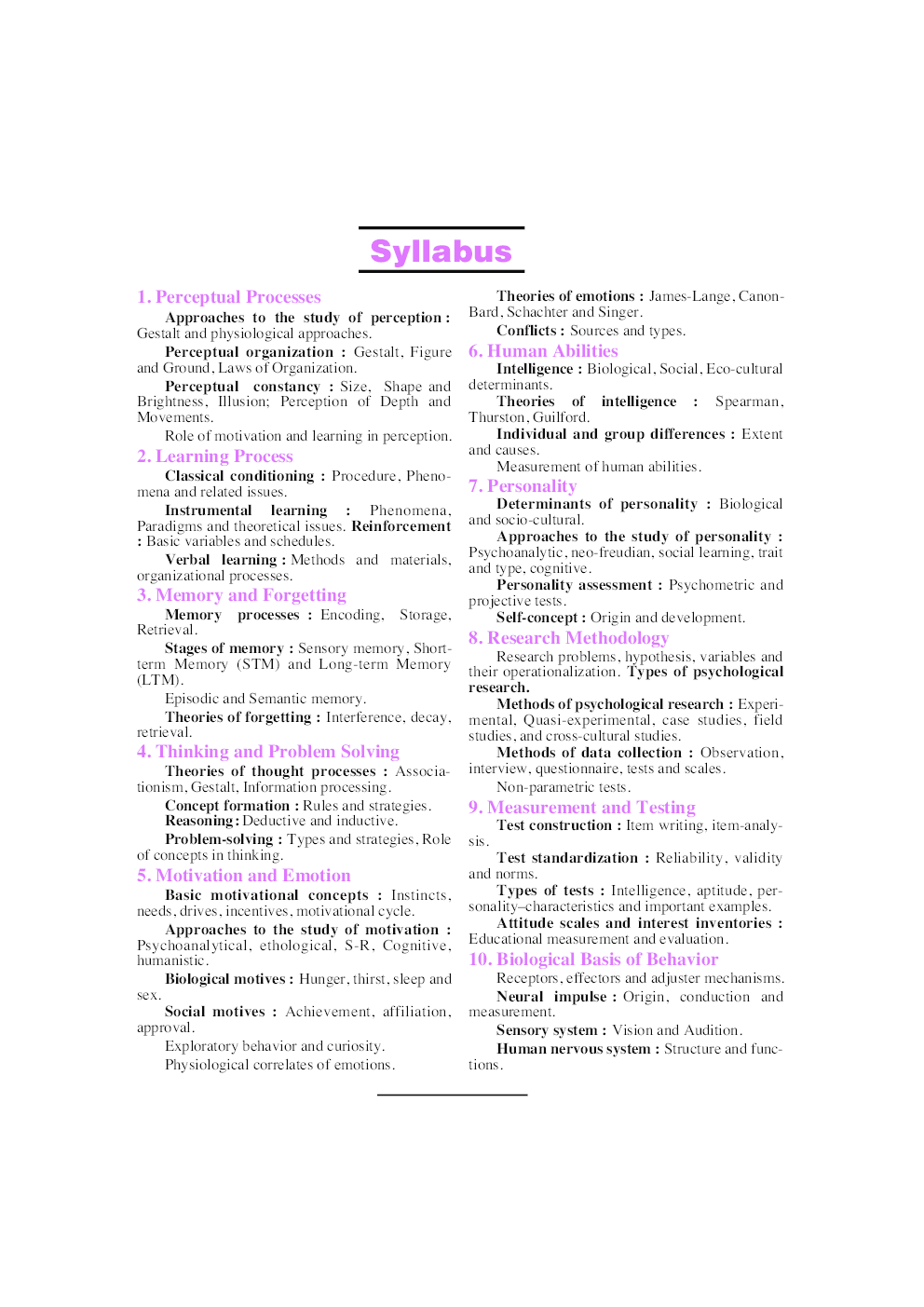 UGC NET/JRF/SET Psychology (Paper-II) - Page 5