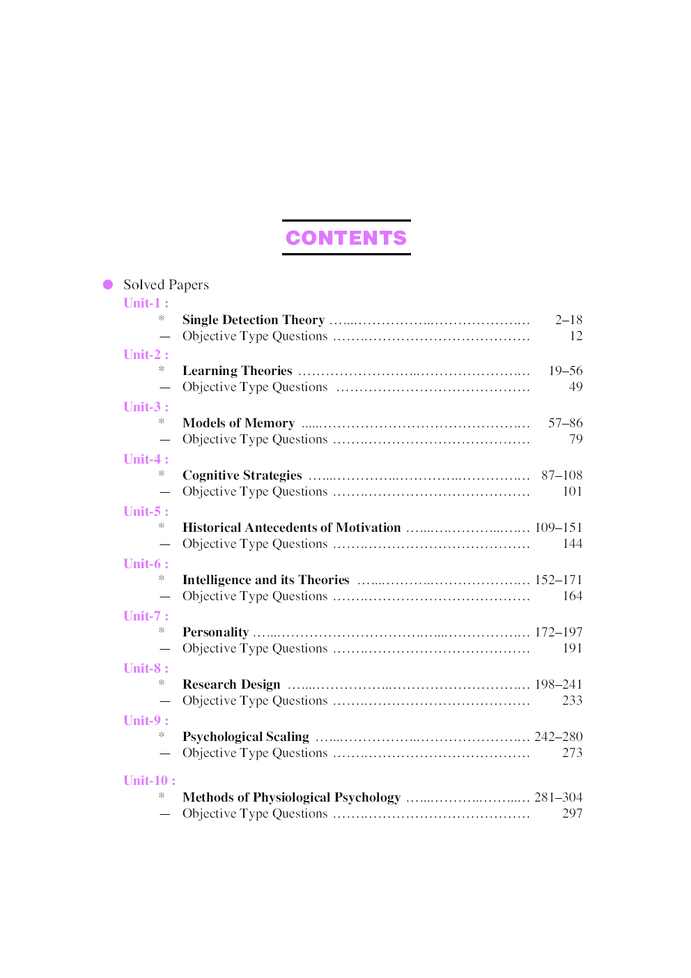 UGC NET/JRF/SET Psychology (Paper-III) - Page 4