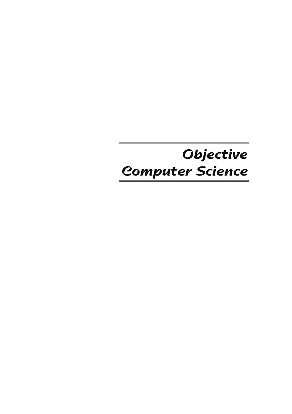 UGC NET/JRF/SET Objective Computer Science And Applications (Paper-II And III) - Page 5