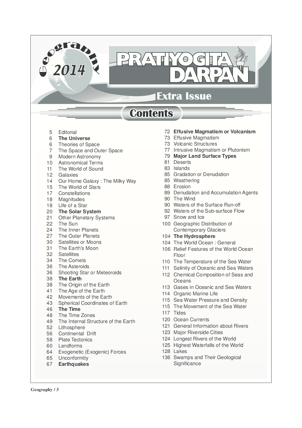 Pratiyogita Darpan Extra Issue Series-2 General Studies Geography (India And World) - Page 2