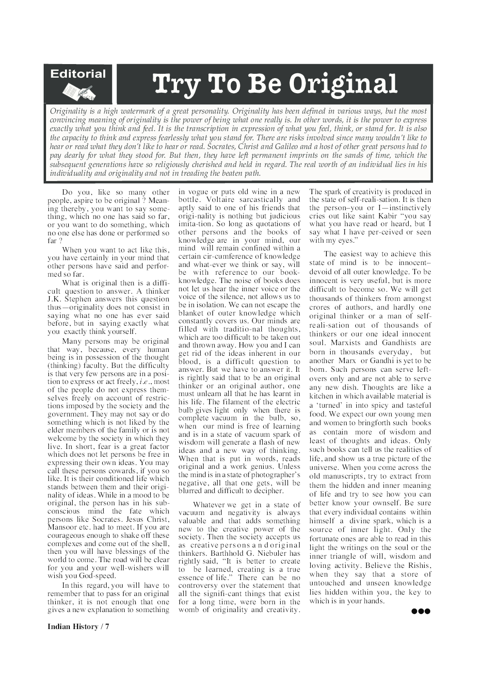 Pratiyogita Darpan Extra Issue Series-3 Indian History - Page 5