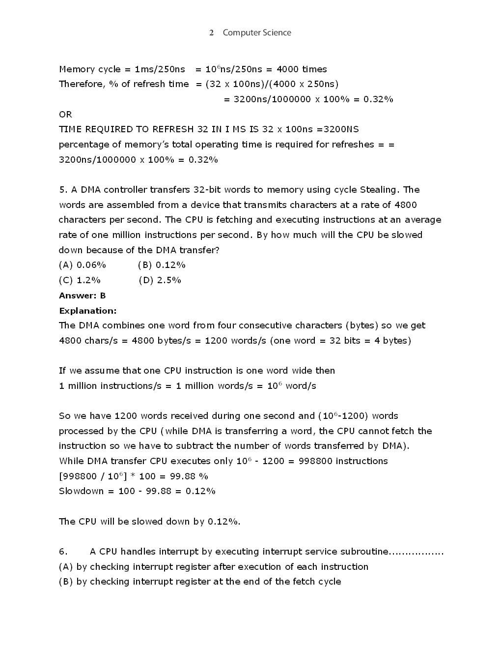 UGC-NET Previous Year Solved Paper-II And III Computer Science - Page 3