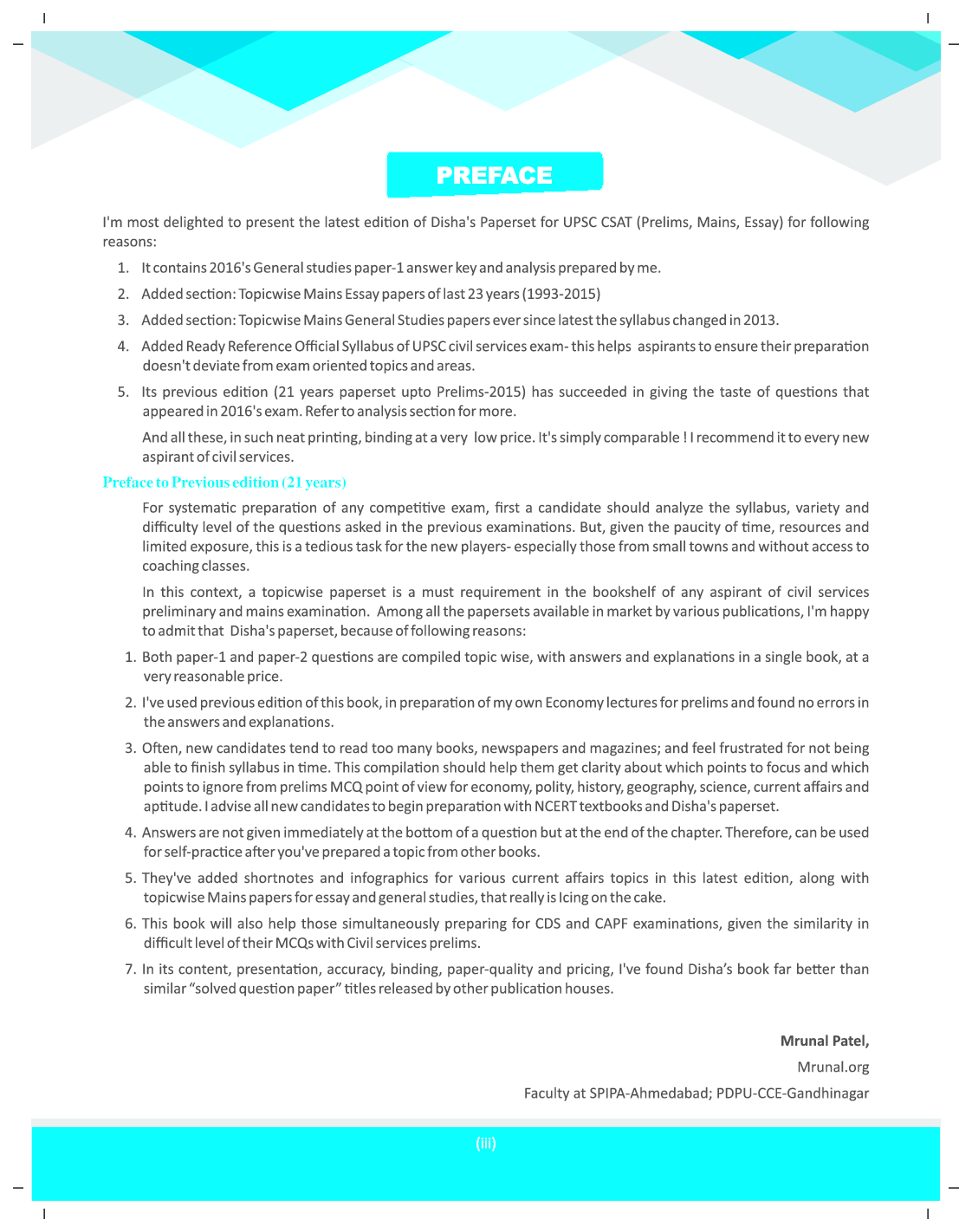 22 Years CSAT General Studies IAS Prelims Topic-wise Solved Papers (1995-2016) 7th Edition - Page 3