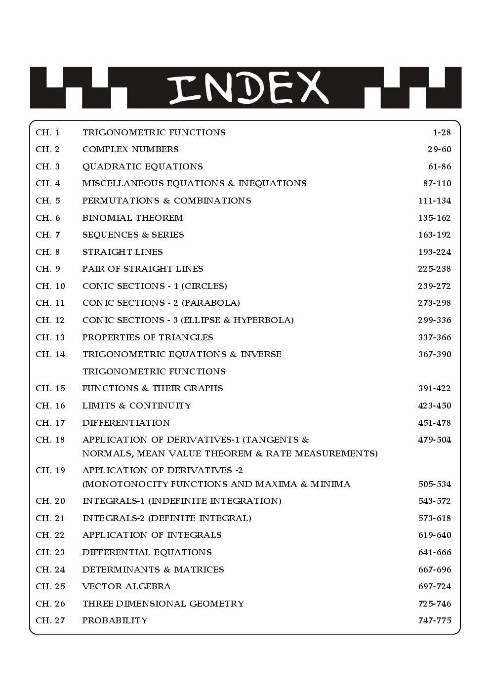 Challenger Mathematics for JEE Main & Advanced with past 5 years Solved Papers ebook (12th edition) - Page 5