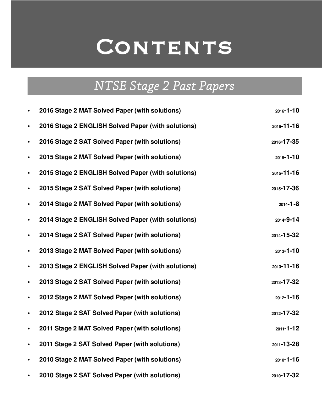 Target NTSE Class 10 Stage 1 & 2  Solved Papers + 5 Mock Tests (MAT + LCT + SAT) 4th Edition - Page 4