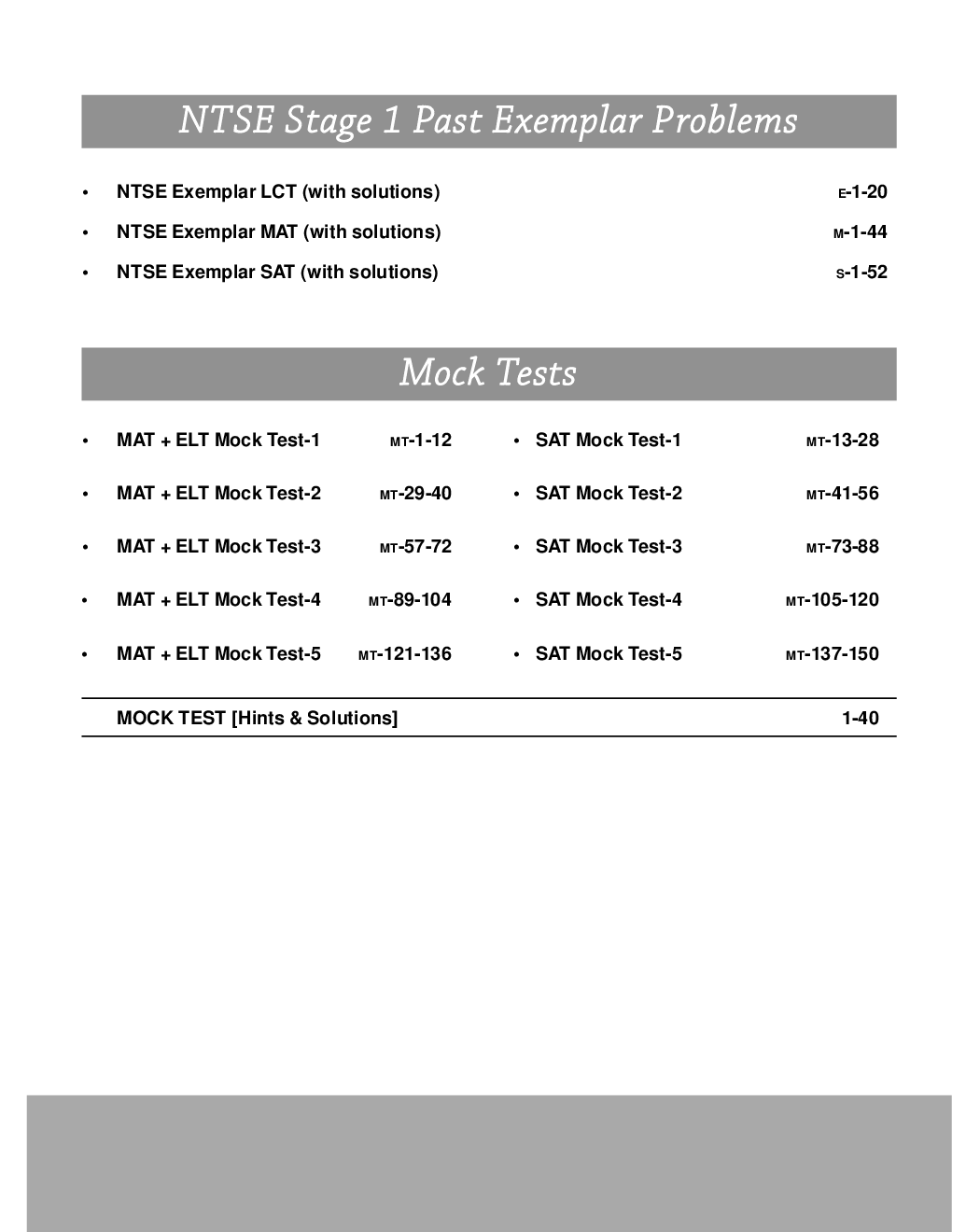 Target NTSE Class 10 Stage 1 & 2  Solved Papers + 5 Mock Tests (MAT + LCT + SAT) 4th Edition - Page 5