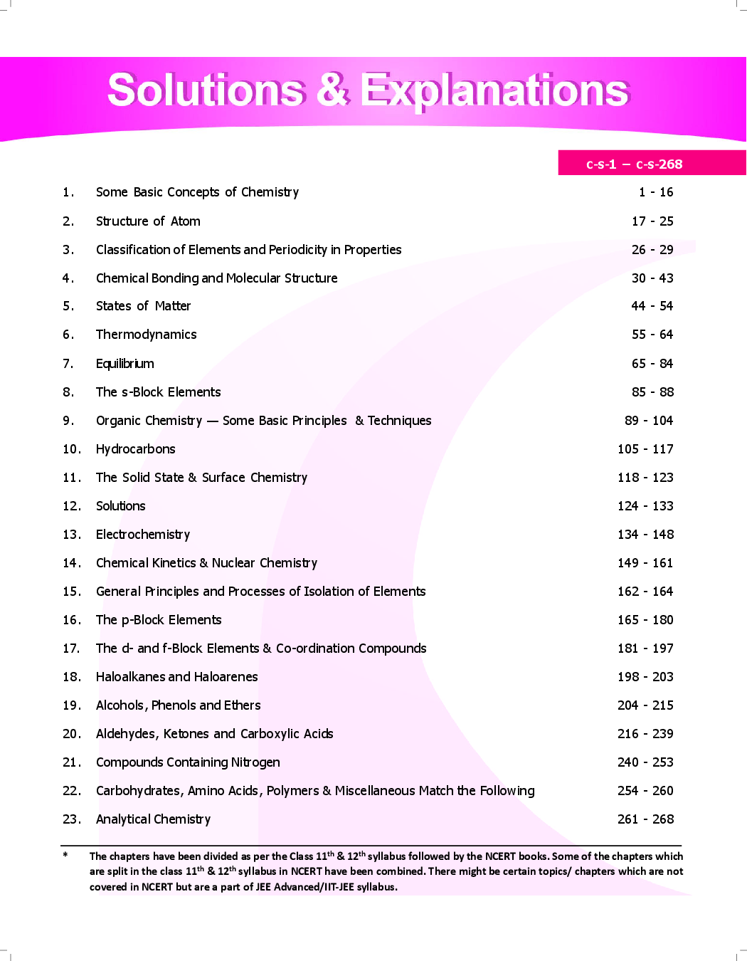 39 Years IIT-JEE Advanced + 15 yrs JEE Main Topic-wise Solved Paper Chemistry 12th Edition - Page 4