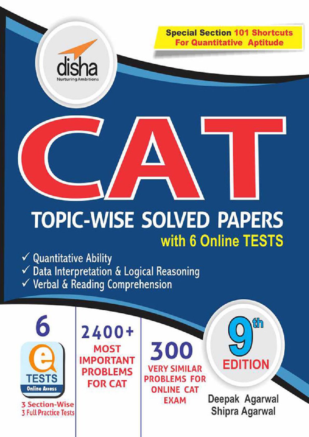 CAT Topic-wise Solved Papers with 6 Online Practice Sets 9th edition - Page 1