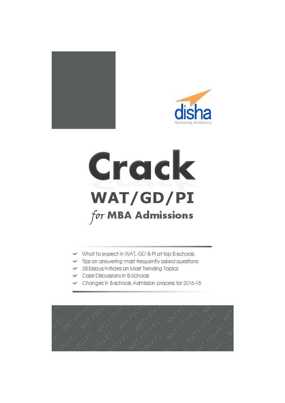 Crack WAT/ GD/ PI for MBA Admissions 2nd Edition (CAT/ XAT/ IIFT/ FMS/ SNAP/ NMAT/ CMAT/ JBIMS Aspirants) - Page 2