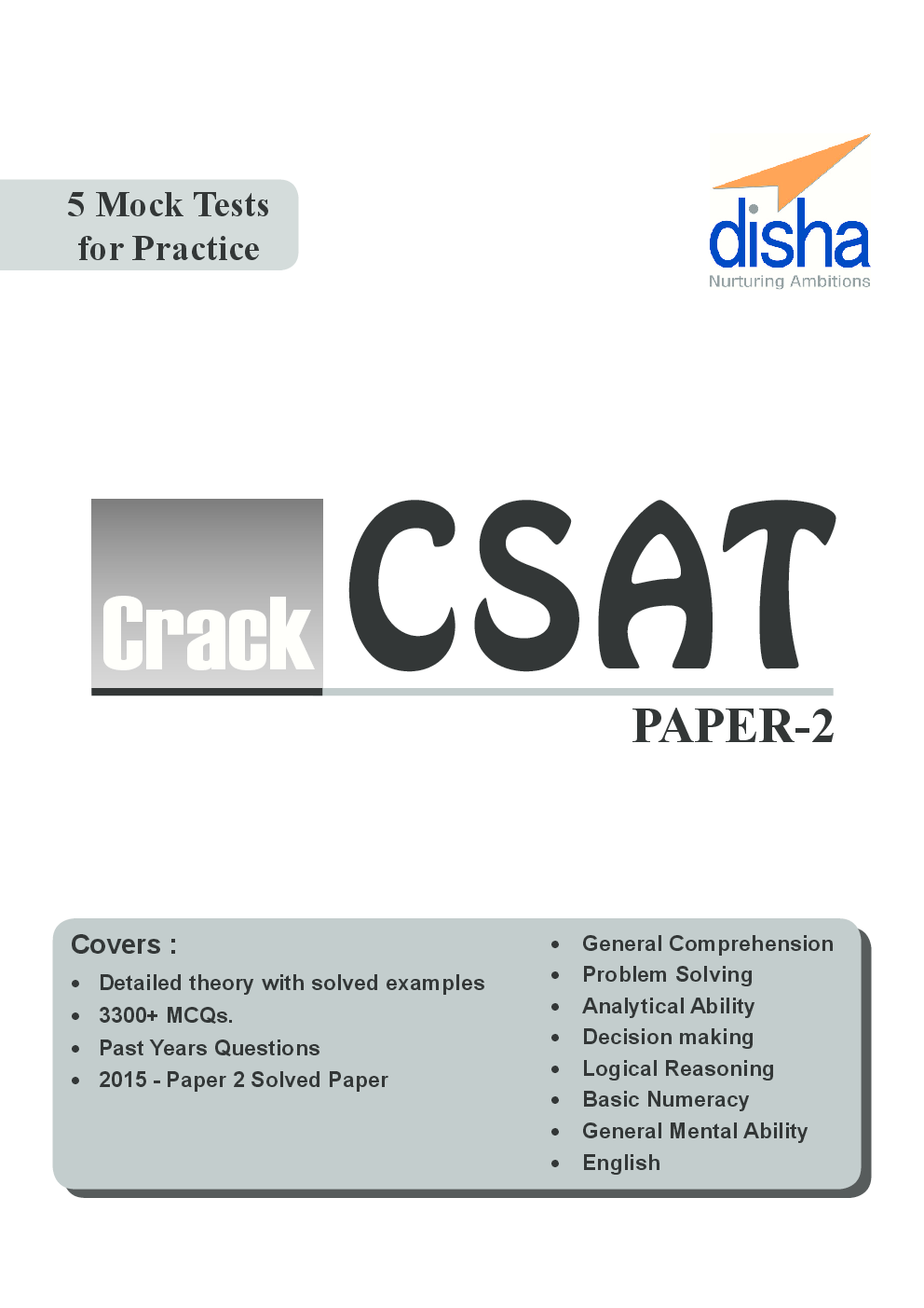 Crack CSAT - Paper 2 with 5 Mock Tests (General Studies IAS Prelims) Fifth Edition - Page 2