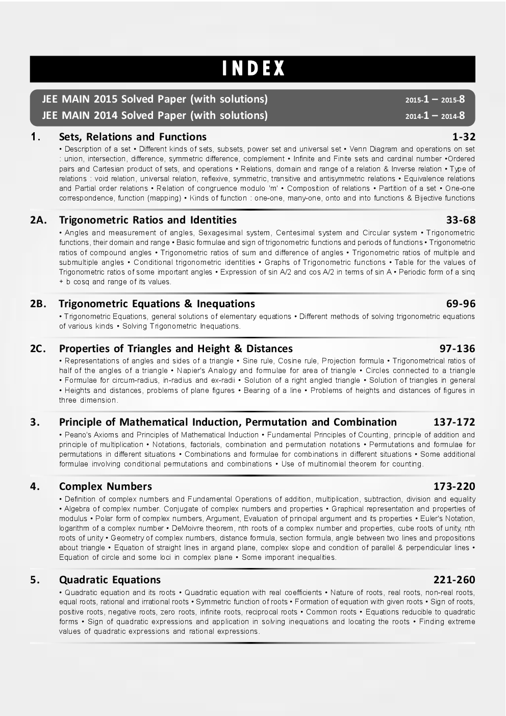 Objective Mathematics for  JEE Main with Boards Score Booster 13th Edition - Page 5