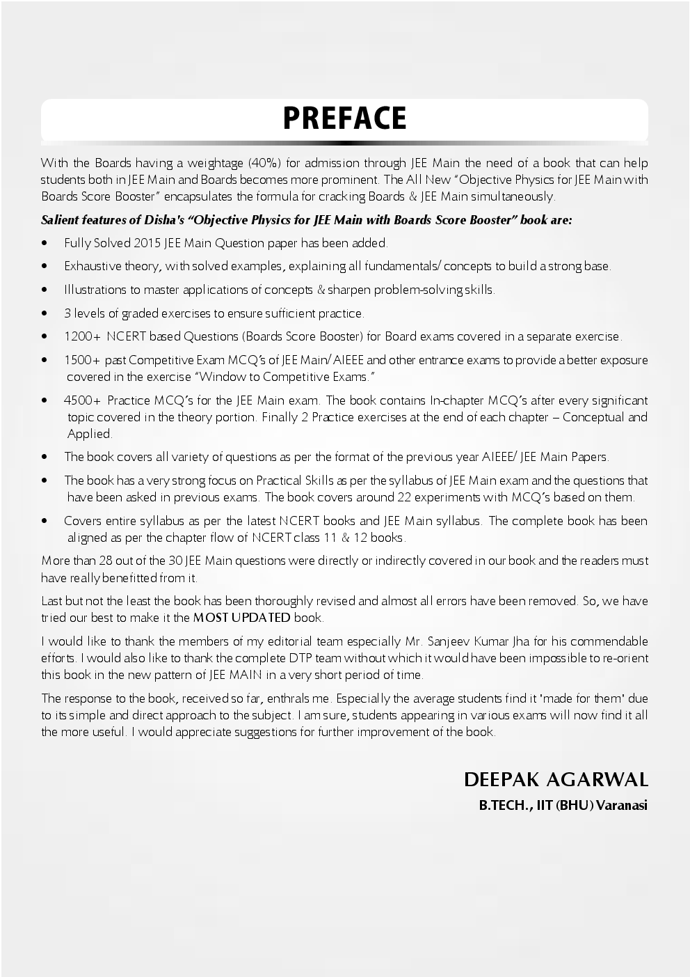 Objective Physics for JEE Main with Boards Score Booster 13th Edition - Page 4