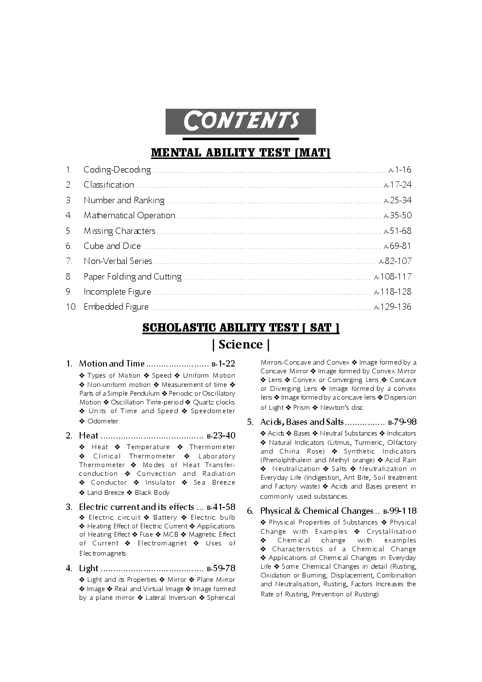 PMT/ IIT-JEE Foundation for Class 7 (Science/ Maths/ Mental Ability) 2nd Edition - Page 3