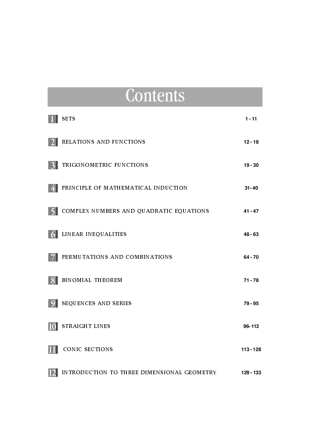 NCERT Solutions Class 11 Mathematics - Page 4