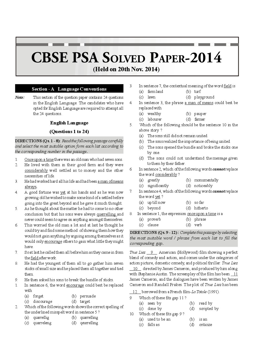 Crack CBSE-PSA 2015 Class 9 (Study Material + Fully Solved Exercises + 5 Model Papers) 4th Edition - Page 5