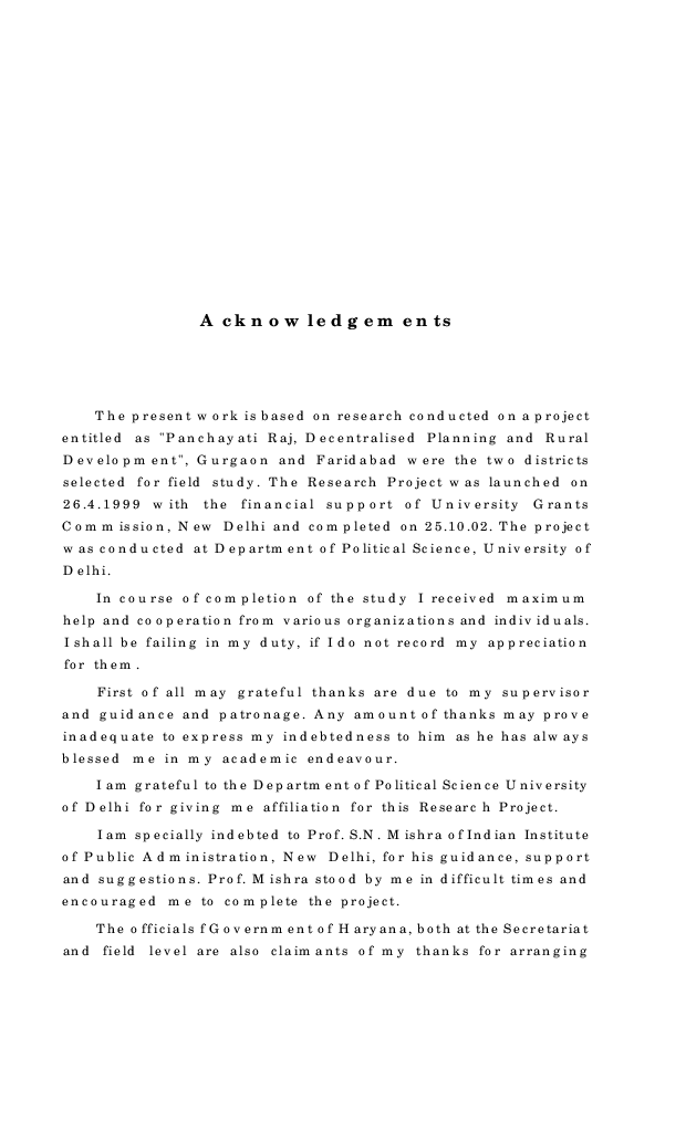 Panchayati Raj, Decentralization and Rural Development - Page 5