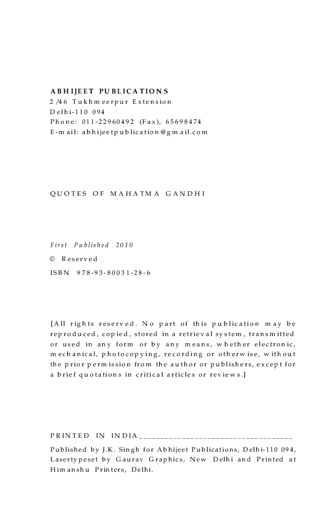 Quotes of Mahatma Gandhi - Page 3