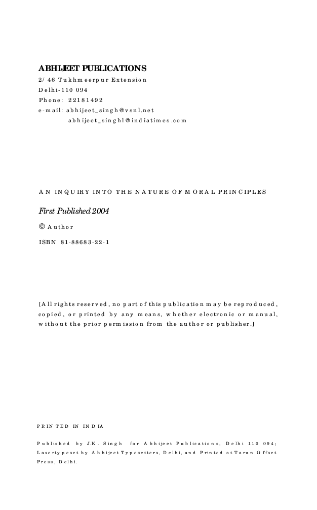 An Inquiry into the Nature of Moral Priniciples - Page 4