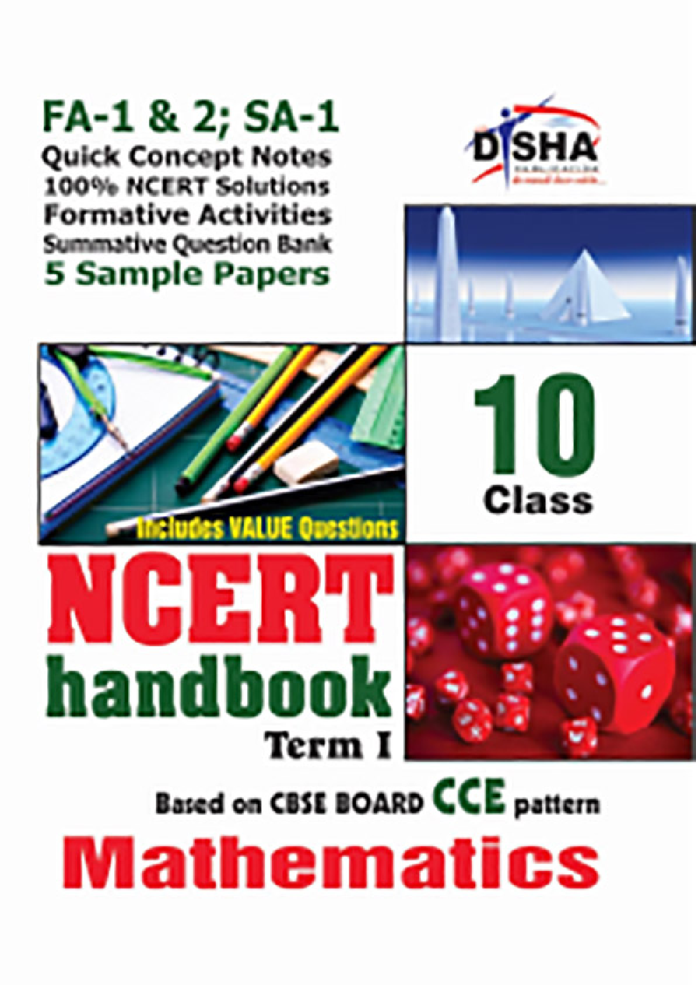NCERT Handbook Term 1 Mathematics Class 10 (NCERT Solutions + FA Activities + SA Practice Questions & 5 Sample Papers) - Page 1