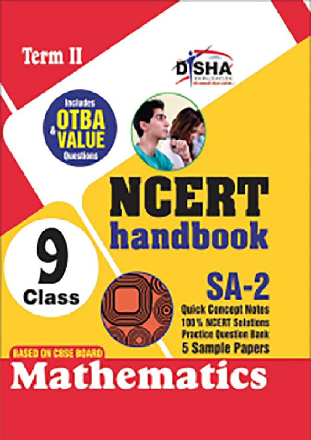 NCERT Handbook Term II Mathematics Class 9 (NCERT Solutions + FA Activities + SA Practice Questions & 5 Sample Papers) - Page 1