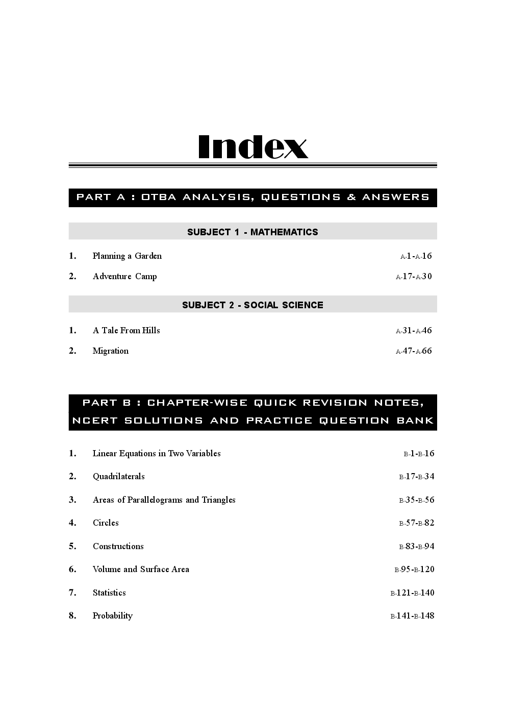 NCERT Handbook Term II Mathematics Class 9 (NCERT Solutions + FA Activities + SA Practice Questions & 5 Sample Papers) - Page 4