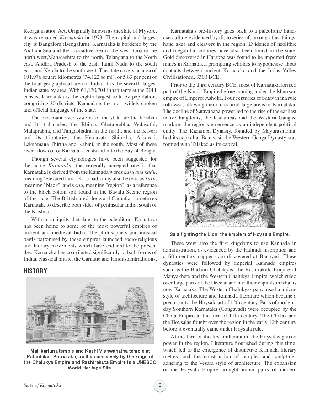 Karnataka General Knowledge - Page 3