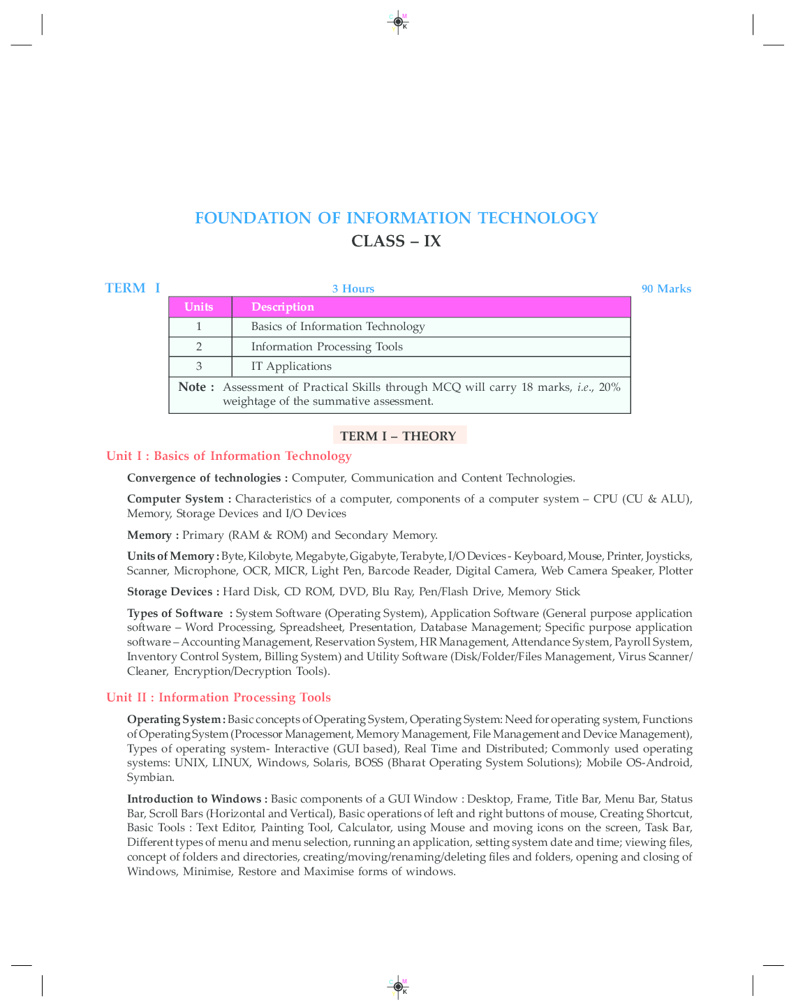 Holy Faith abc Of Foundation Of Information Technology For Class IX (Term I And II) - Page 5