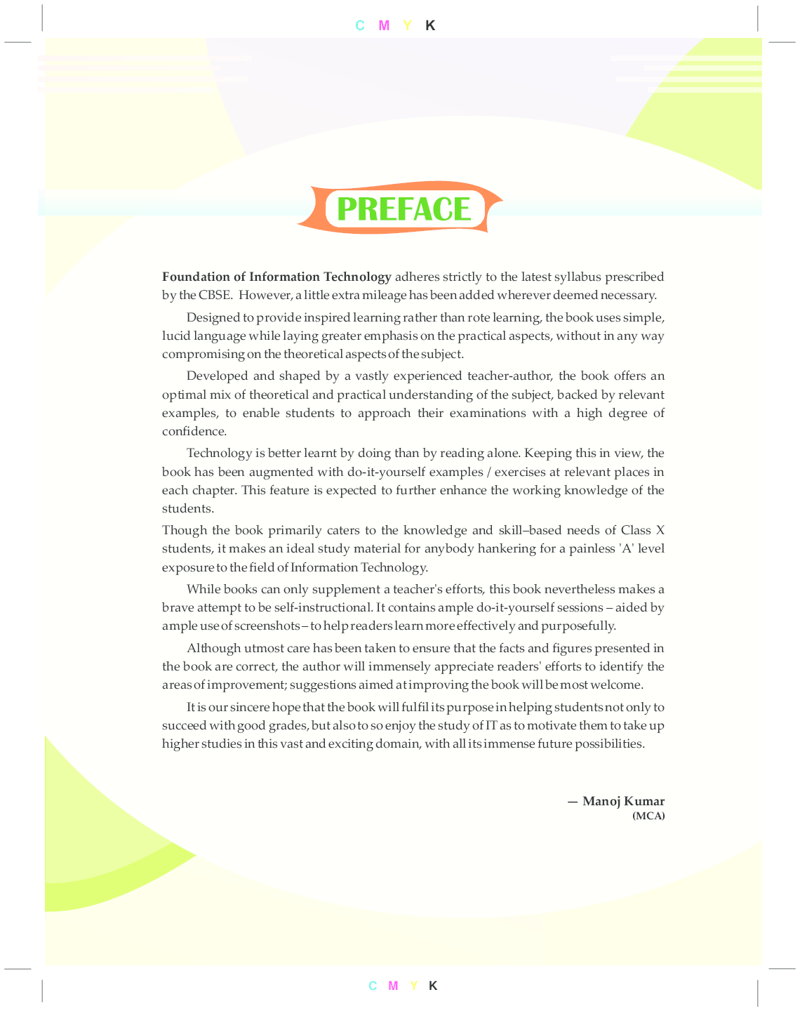 Holy Faith abc Of Foundation Of Information Technology For Class X (Term I And II) - Page 4