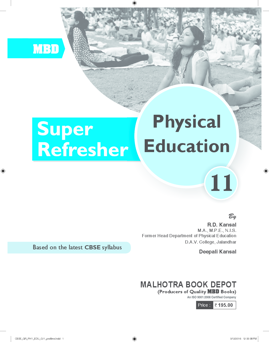 MBD CBSE Super Refresher Physical Education For Class 11 - Page 2